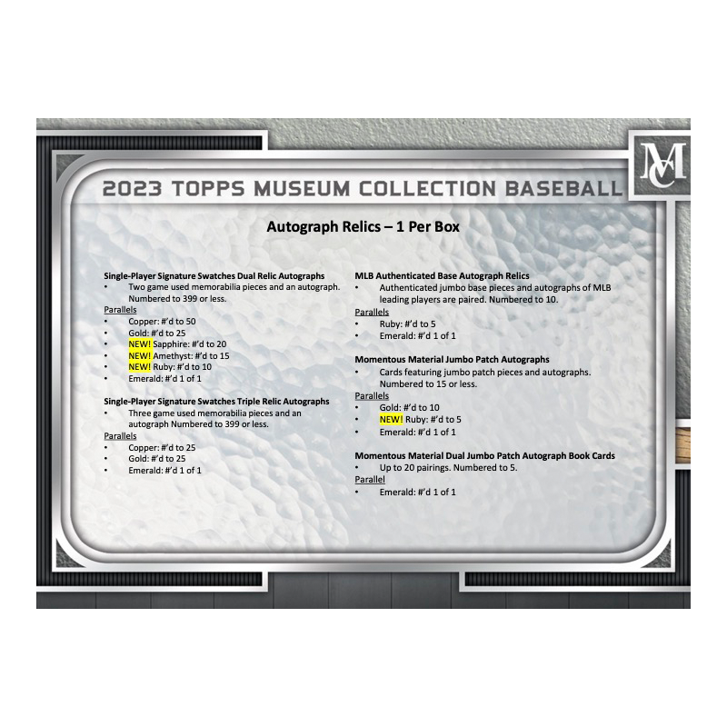 2023ToppsMuseumCollectionBaseballHobbyBox_5
