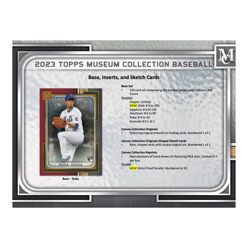 2023ToppsMuseumCollectionBaseballHobbyBox_9