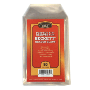 Cardboard Gold Perfect Fit Sleeves for BGS Slabs (50ct)