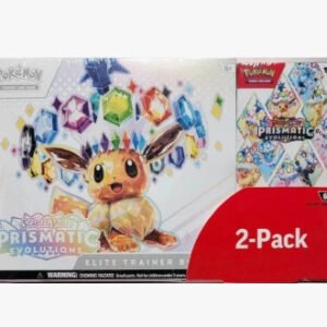 Pokémon Prismatic Evolutions 2-Pack Trainer Box and Booster Bundle