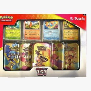 Pokemon Scarlet & Violet 151 Mini Tin 5-pack (Meowth)
