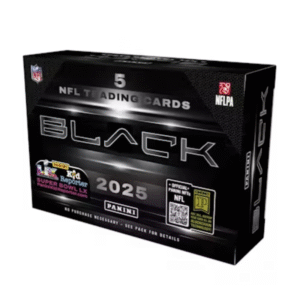 2025 Panini Black Football Hobby 12 Box Case
